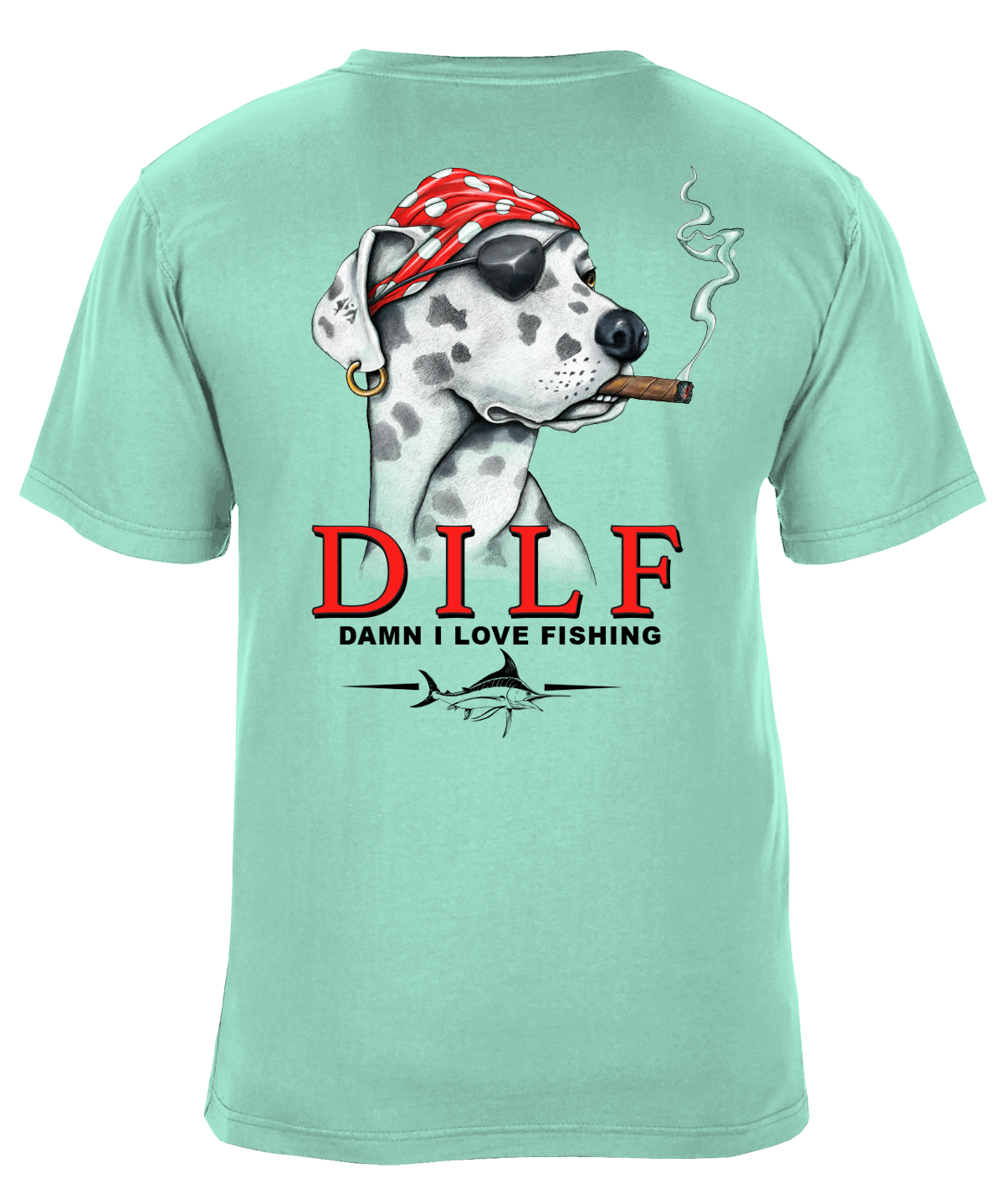 SD466-7669-93-B_ebdaa175-e2cd-4959-bfea-cc748c7d7e4e DILF Fishing T-Shirt - Image 1