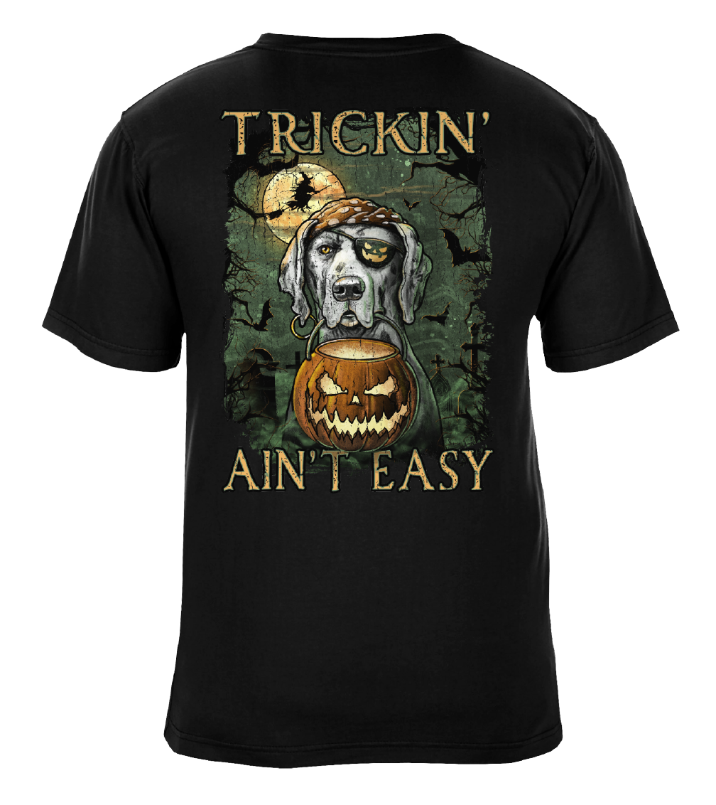 SD474_3x_1a90b74b-2a2a-4e1c-bd62-45ba2193ee7d Trickin' Ain't Easy Glow in the Dark - Halloween - Image 1