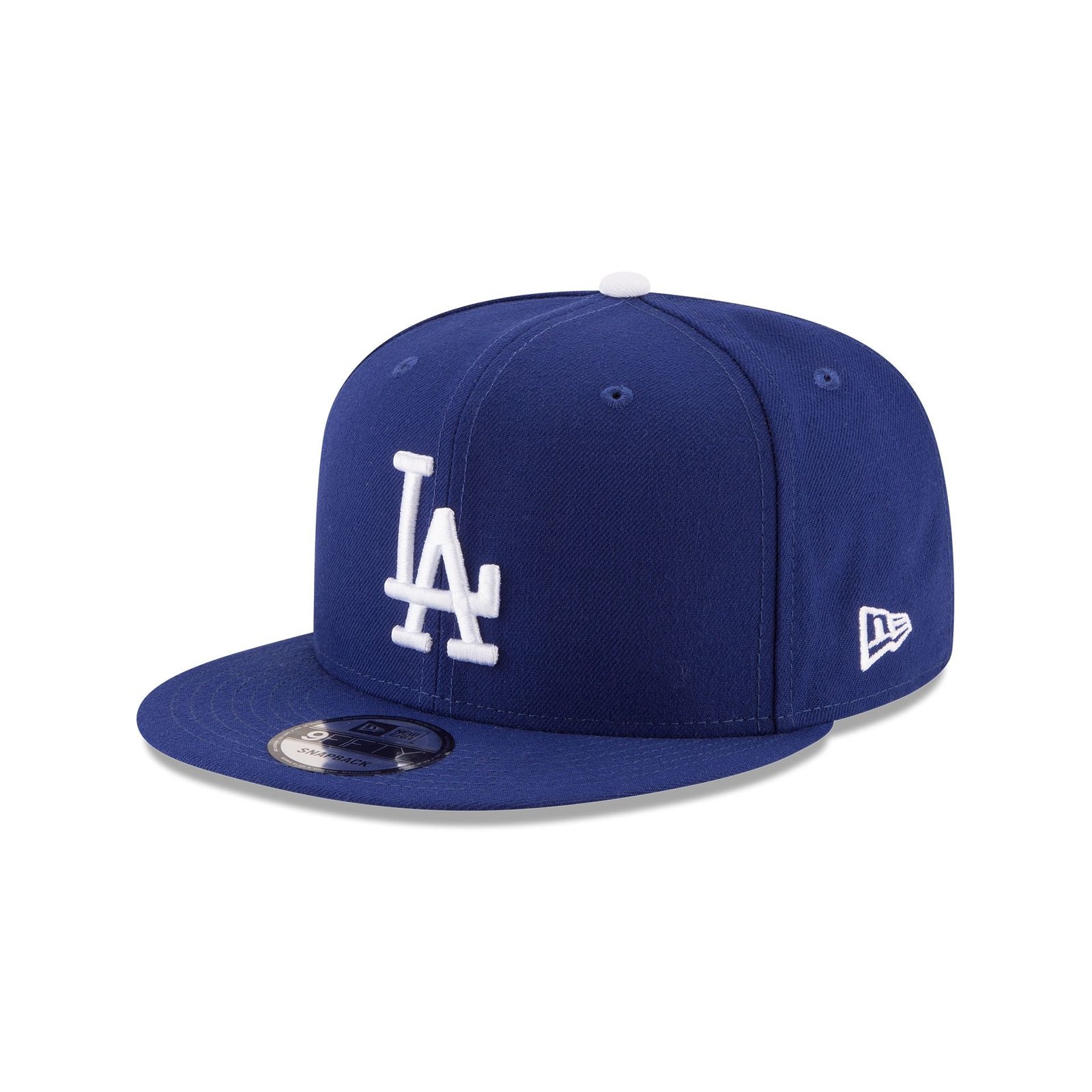 11591043_11592437_9FIFTY_MLBBASICSNAP_LOSDOD_OTC_3QL.jpg Los Angeles Dodgers Team Color Basic 9FIFTY Snapback Hat - Imagen 1