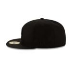Milwaukee Brewers Black on Black 59FIFTY Fitted Hat - Imagen 4