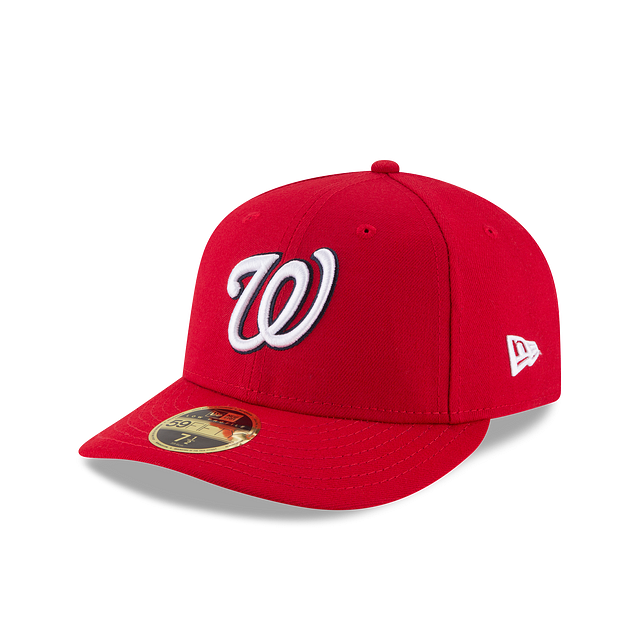70360670_LP59FIFTY_LPACPERF_WASNAT_OTC_3QL.png Washington Nationals Authentic Collection Low Profile 59FIFTY Fitted Hat - Imagen 1