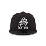 Cleveland Browns Black & White 59FIFTY Fitted Hat - Imagen 2