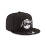 Los Angeles Lakers Basic Black 9FIFTY Snapback Hat - Imagen 3