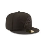 Detroit Lions Black On Black 59FIFTY Fitted Hat - Imagen 3
