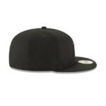 Florida Marlins Blackout Basic 59FIFTY Fitted Hat - Imagen 6