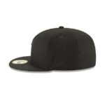 Florida Marlins Blackout Basic 59FIFTY Fitted Hat - Imagen 5
