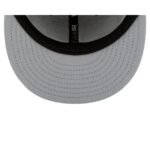 Los Angeles Dodgers Black and White Basic 59FIFTY Fitted Hat - Imagen 7
