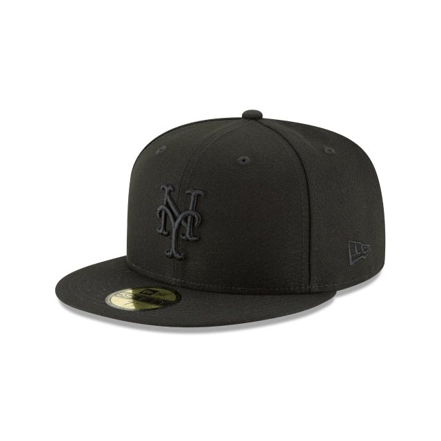 9375980126238.jpg New York Mets Blackout Basic 59FIFTY Fitted Hat - Imagen 1