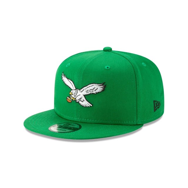 9653833695262.jpg Philadelphia Eagles Historic Green 9FIFTY Snapback Hat - Imagen 1