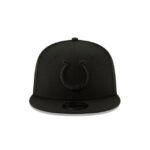 Indianapolis Colts Basic Black On Black 9FIFTY Snapback Hat - Imagen 2