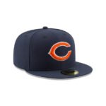 Chicago Bears Navy 59FIFTY Fitted Hat - Imagen 3