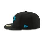 Carolina Panthers Black 59FIFTY Fitted Hat - Imagen 5