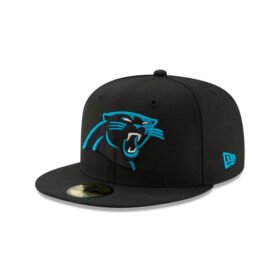 Carolina Panthers Black 59FIFTY Fitted Hat