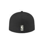 Golden State Warriors Black & White 59FIFTY Fitted Hat - Imagen 4